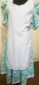 Kids Costumes to Hire - Victorina Girl Dress & white full apron